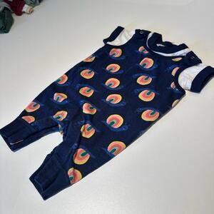 Rainbow Snail Hanna Andersson Overall Set